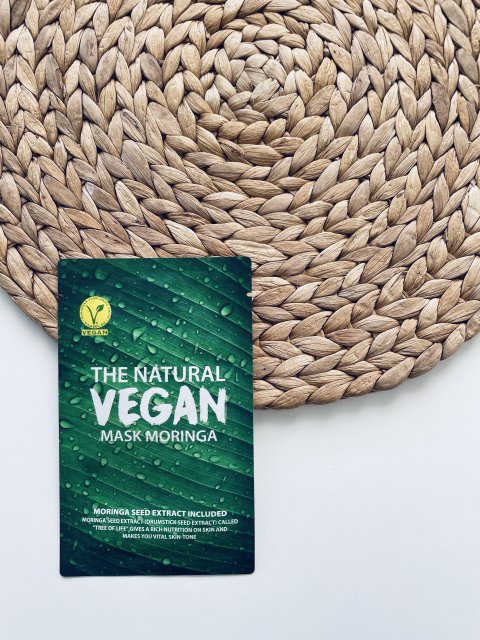 She’s Lab The Natural Vegan Mask Moringa, Koreańska maseczka wegańska z moringą