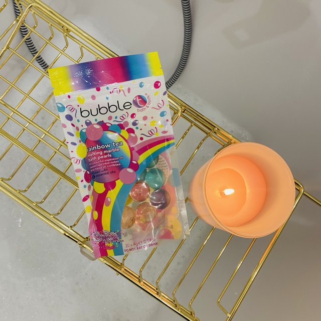 Bubble T Perełki do kąpieli, Rainbow Tea