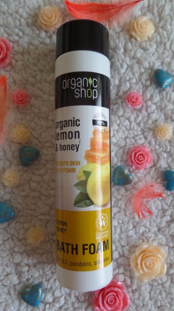 Organic Shop Płyn do kąpieli, Cytryna i miód