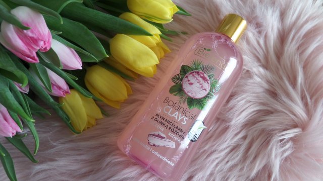 Bielenda Botanical Clays, Płyn micelarny do twarzy, Wegański, Z glinką różową 