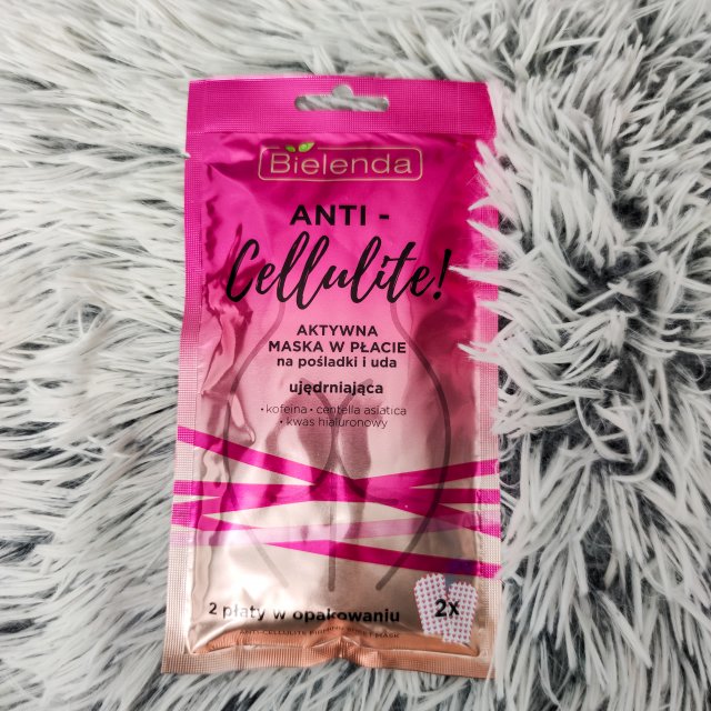 Bielenda Anti-Cellulite!, Maska w płacie na pośladki i uda, Aktywna, Ujedrniająca