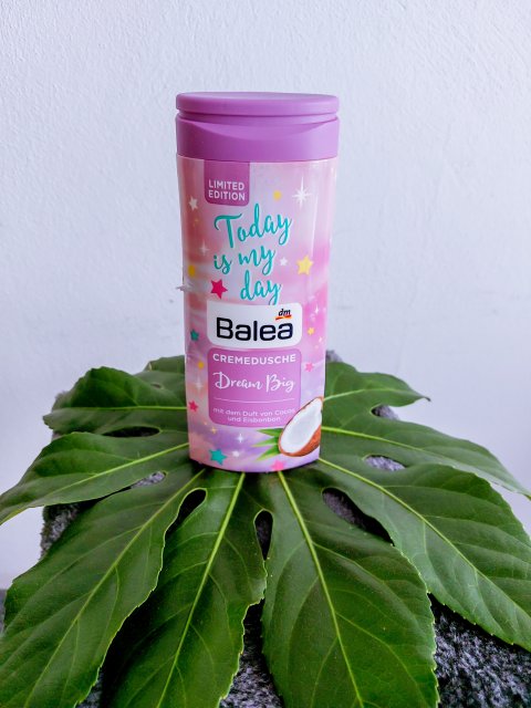 Balea Żel pod prysznic, Kremowy, Today Is My Day, Dream Big, O zapachu kokosa i cukierków lodowych 