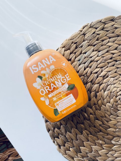 Isana Mydło do rąk w płynie, Creamy Orange