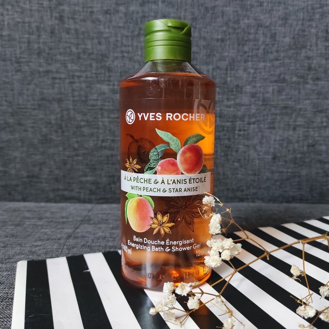 Yves Rocher Żel pod prysznic i do kąpieli, Brzoskwinia i Anyż