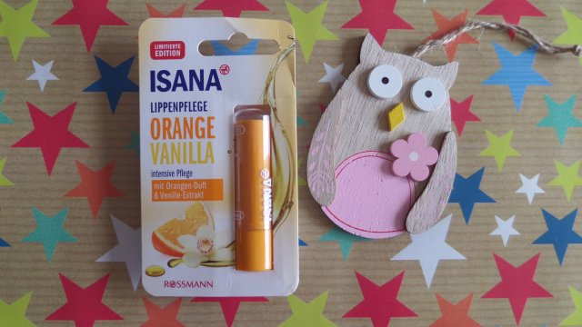 Isana Pomadka ochronna do ust, Orange Vanilla