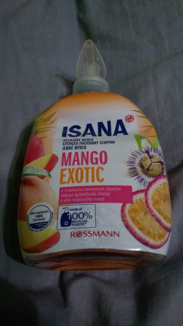 Isana Mydło do rąk w płynie, Mango Exotic