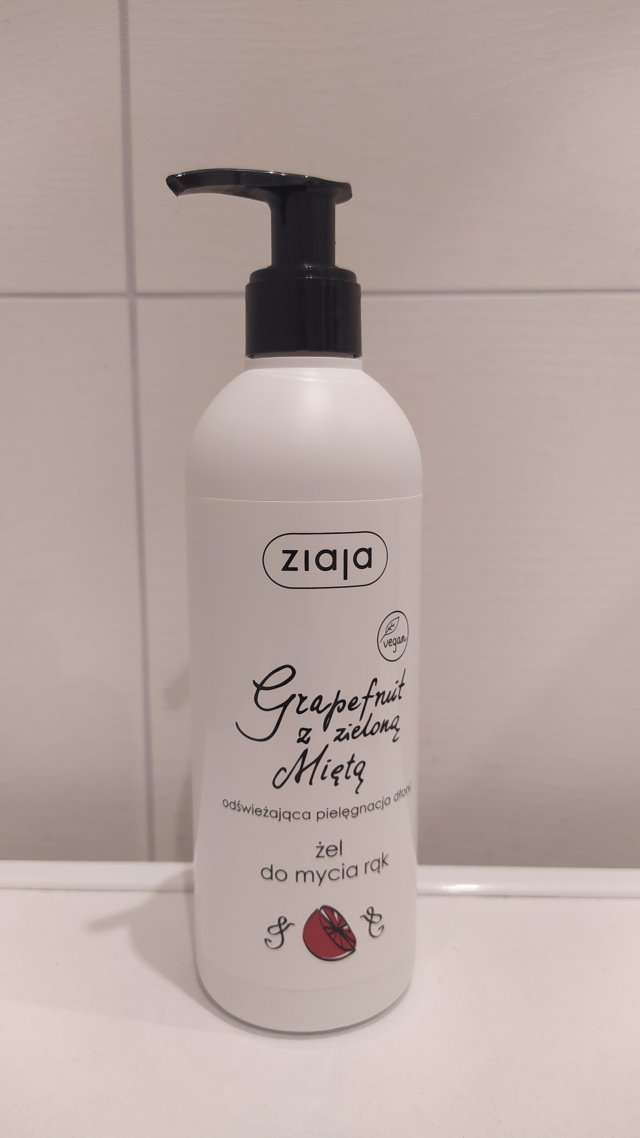 Ziaja, Mydlo do rąk w zelu- grapefruit z zieloną mięta