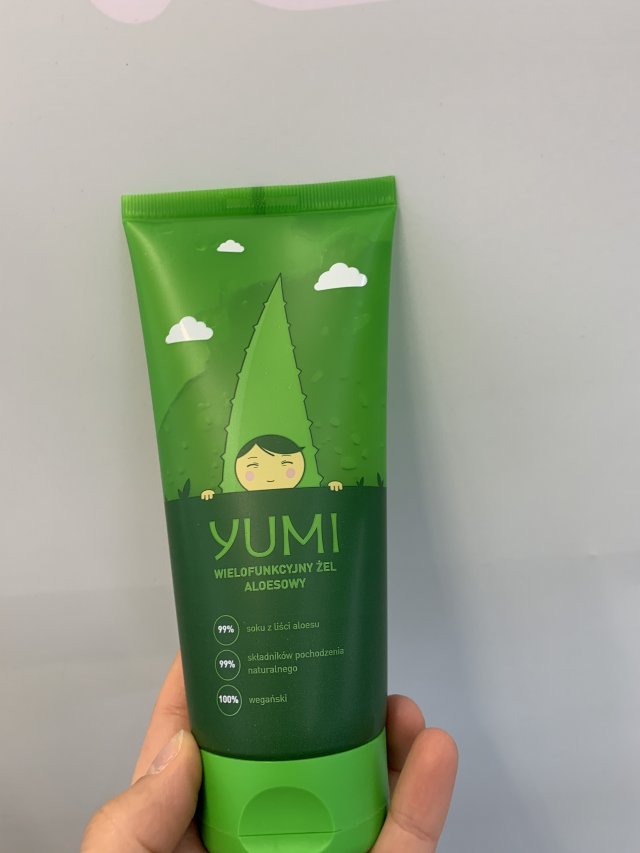 Yumi Żel aloesowy, Soothing Gel, Wielofunkcyjny 99% Aloe Vera, 
