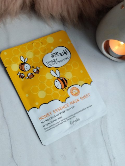 ésfolio Maska do twarzy w płacie, Honey Essence Mask