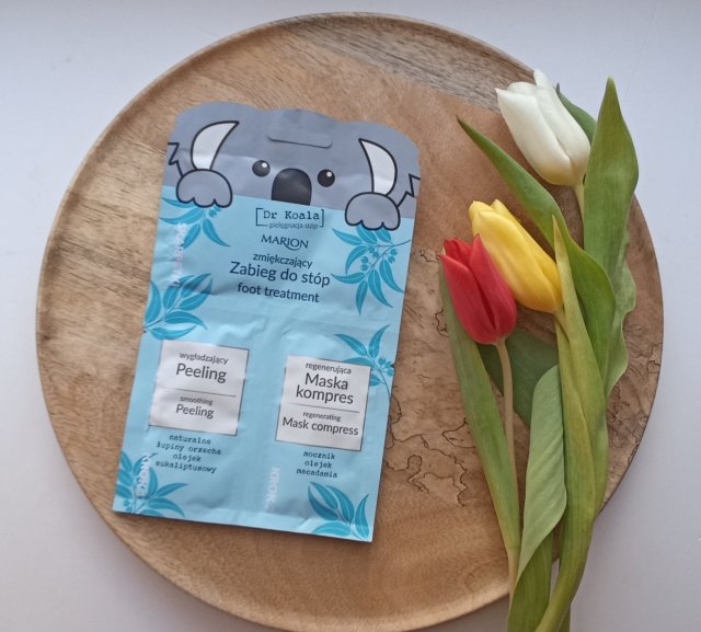 Marion Dr Koala, Zabieg do stóp, Zmiękczający, Peeling, Maska kompres, Skarpetki