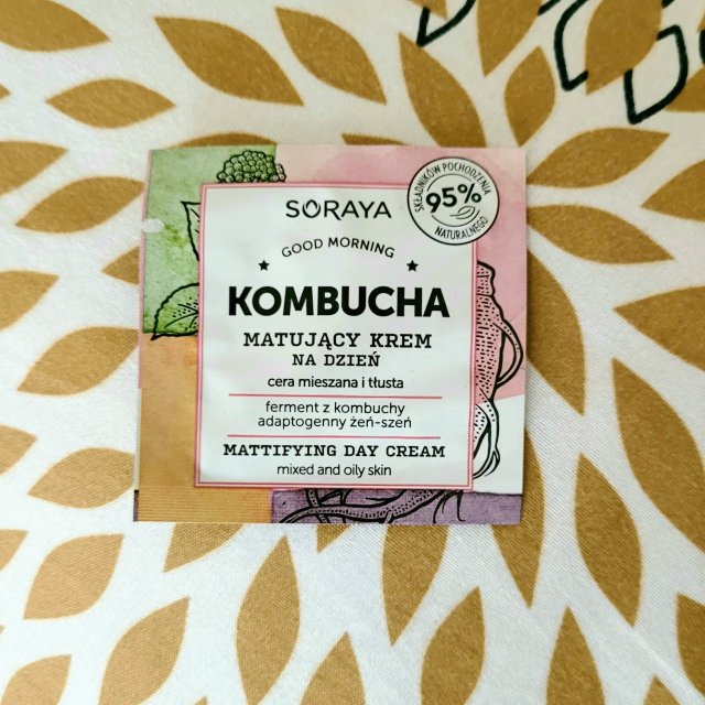 Soraya Kombucha, Krem do twarzy, Matujący, Na dzień, Cera mieszana i tłusta