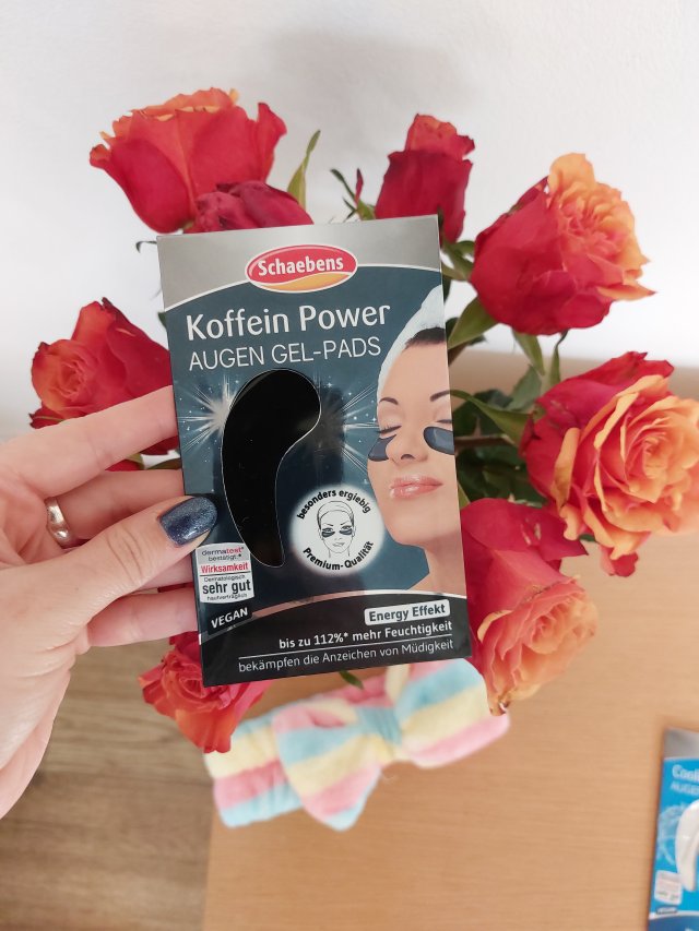 Schaebens Płatki pod oczy, Hydrożelowe, Koffein Power 