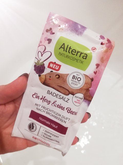 Alterra Sól do kąpieli, Ein Herz & Eine Beere, Serce i owoce jagodowe