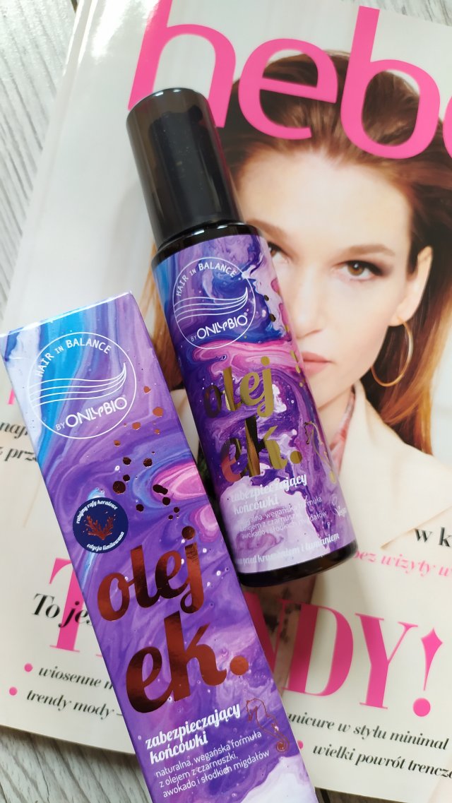 OnlyBio Hair Balance, Olejek zabezpieczający końcówki włosów