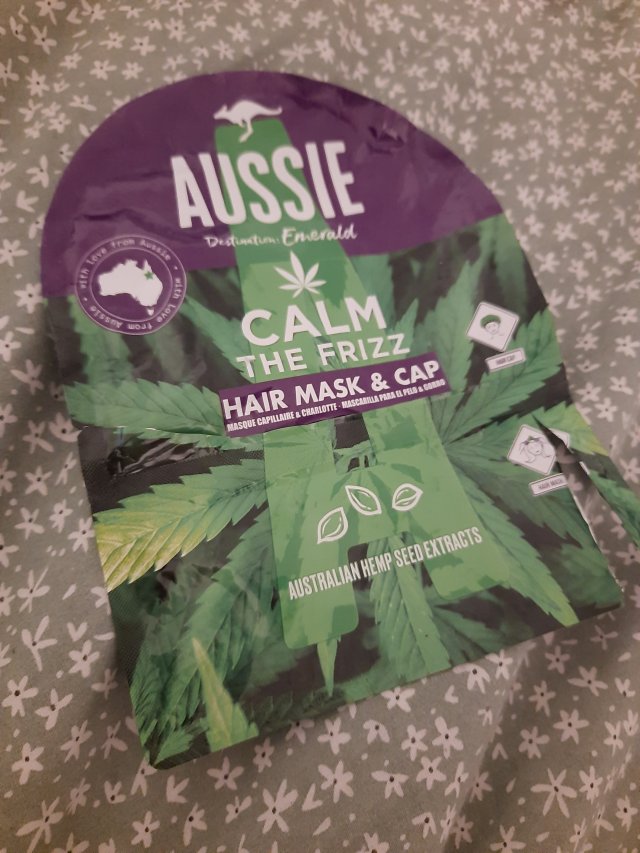 maska z czepkiem aussie