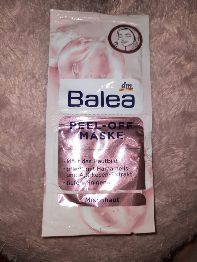 maseczka rozowa balea