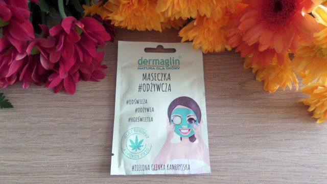 Dermaglin Maseczka do twarzy, Oczyszczająco - odżywcza, Zielona Glinka Kambryjska