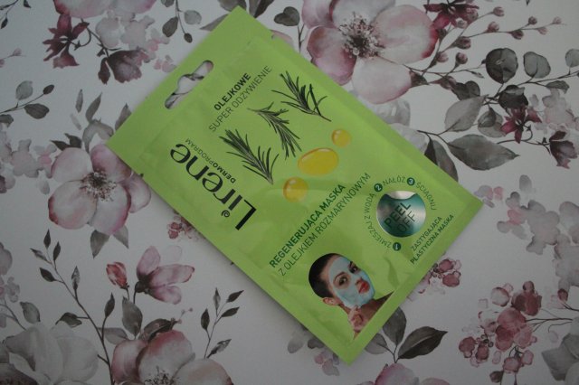 Lirene Dermoprogram, Maseczka do twarzy, Peel Off, Olejkowe super odżywienie, Regenerująca z olejkiem rozmarynowym