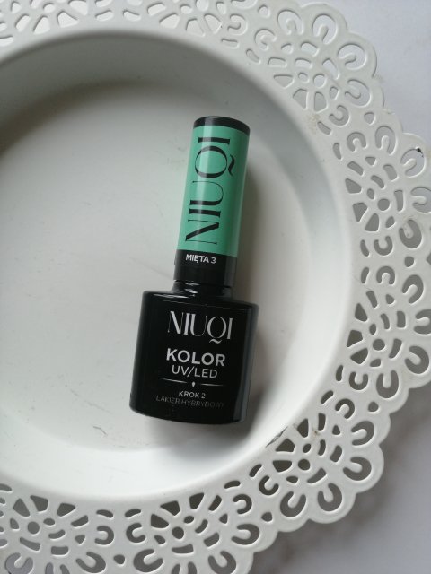 NIUQI Lakier hybrydowy, Mięta 3