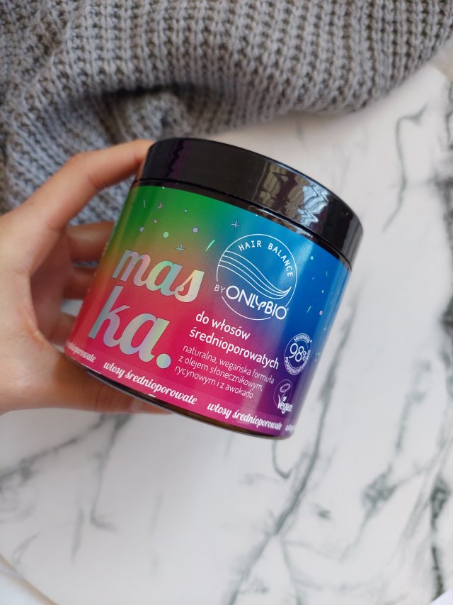 OnlyBio Hair Balance, Maska do włosów średnioporowatych