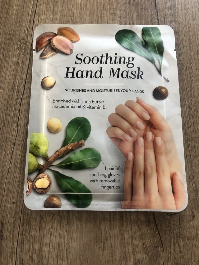 Mascot Europe Soothing Hand Mask, Maska na dłonie, Masło shea, Olej makadamia i Witamina E
