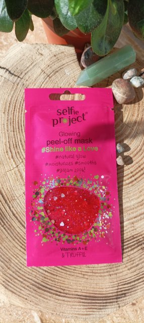 Selfie Project Maseczka do twarzy, Peel-off, Rozświetlająca, #Shine like a Love