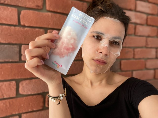 Candy O’Lady Mellow Cotton Candy Mask – Nawilżająca maska w płachcie