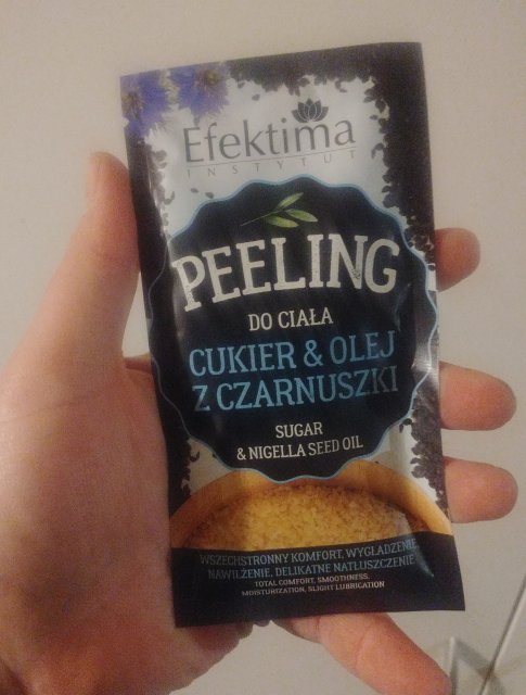 Peeling do ciała cukier&olej z czarnuszki