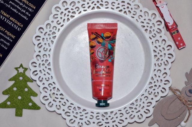 Yves Rocher Krem do rąk, Orange Fondante, Nawilżający, Pomarańcza w czekoladzie, Edycja Świąteczna