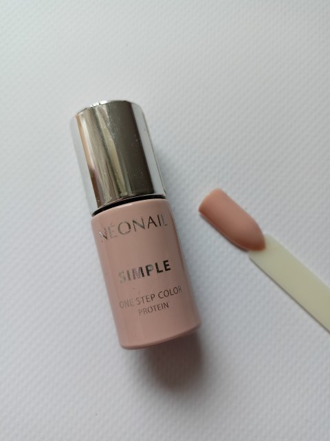 Neonail Simple One Step, Lakier hybrydowy, 3w1, nr 7812-7 Tender