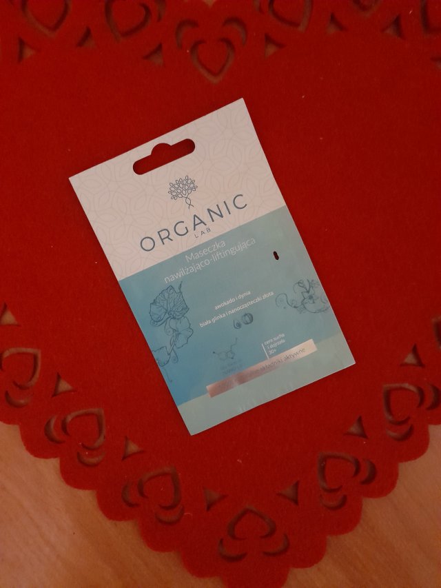 Organic Lab Maseczka do twarzy, Nawilżająco-liftingująca