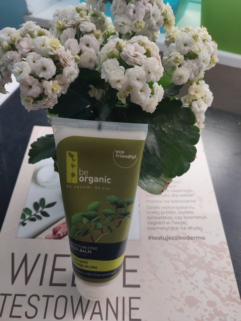 Be Organic Balsam do ciała, Szałwia i Miłorząb japoński 