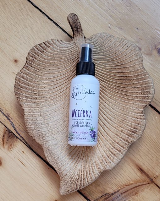 Sielanka Wcierka do skóry głowy i włosów, Pobudzająca wzrost włosów, Leśna jeżyna
