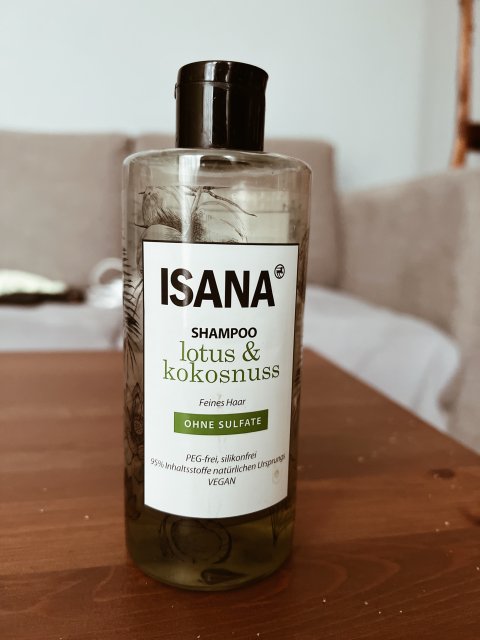 Isana Szampon do włosów, Lotus & Kokosnuss