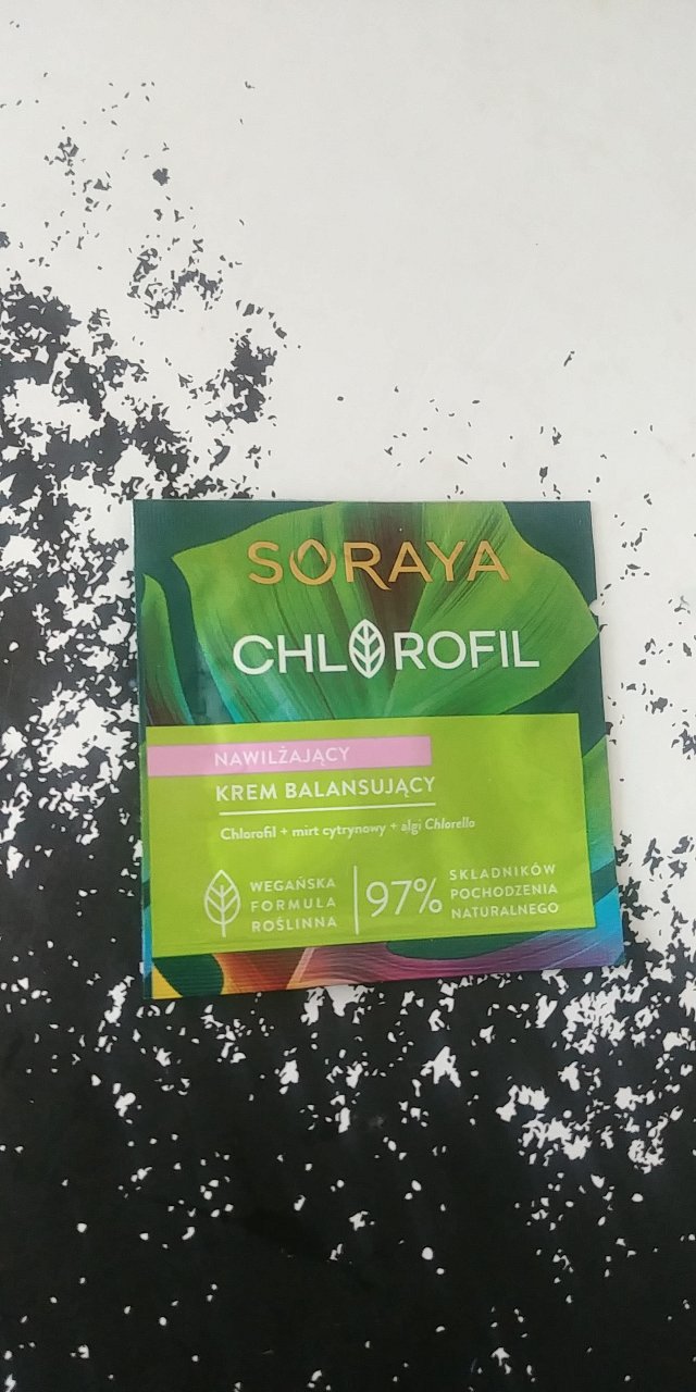 Soraya Chlorofil, Krem do twarzy, Nawilżający, Balansujący, Chlorofil + mirt cytrynowy + algi Chlorella
