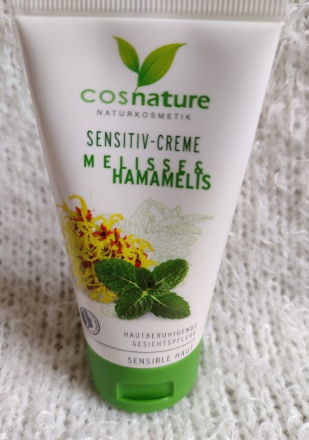 Cosnature Krem do twarzy, Łagodzący, Z melisą i oczarem wirginijskim