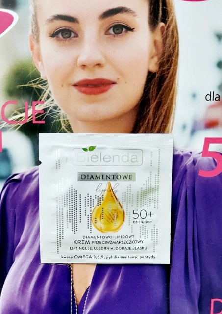 Bielenda Diamentowe lipidy, Krem do twarzy, Przeciwzmarszczkowy, 50+