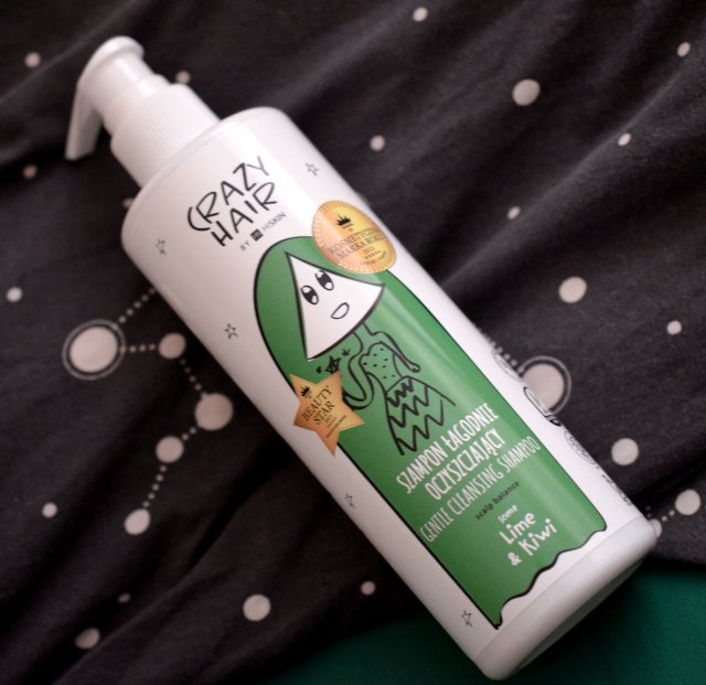 HISKIN Crazy Hair, Szampon do włosów, Łagodnie oczyszczający, Limonka i kiwi