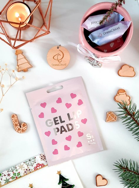 SINSAY Gel Lip Pads, Hydrożelowa maska do ust, Z kompleksem z czerwonych owoców, O właściwościach antyoksydacyjnych 