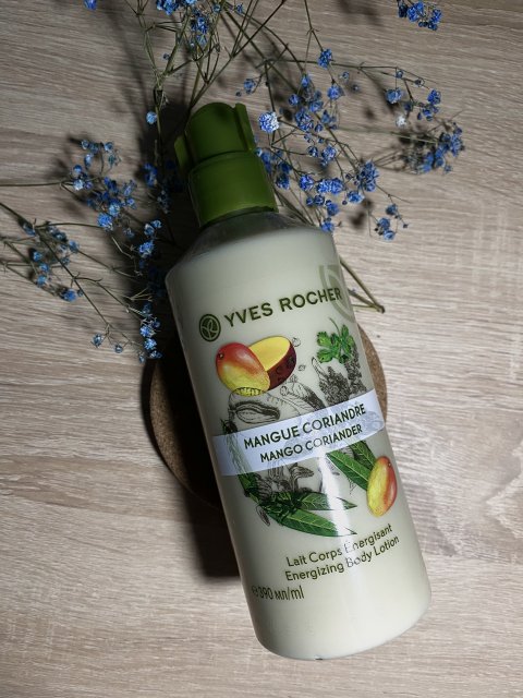 Yves Rocher Mleczko do ciała, Energizujące, Mango & kolendra