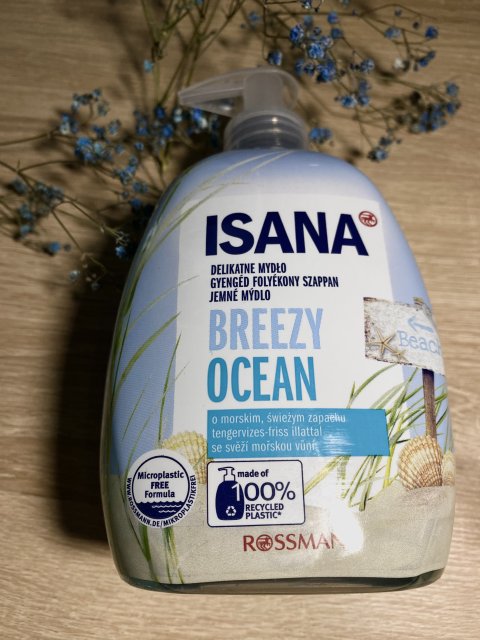 Isana Mydło do rąk w płynie, Breezy Ocean