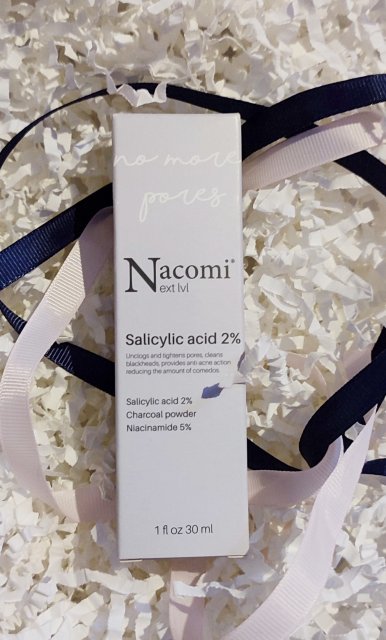 Nacomi Złuszczające serum do twarzy, kwas salicylowy 2%