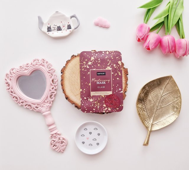 Maxbrands Marketing B.V. Sence, Maseczka do twarzy w płacie, Glam, Moisturising