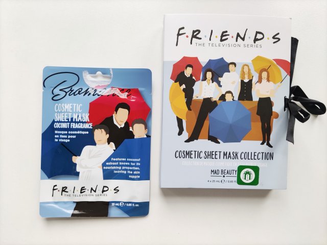 Mad Beauty Maska do twarzy w płacie, Friends, Coconut Fragrance, Bromance