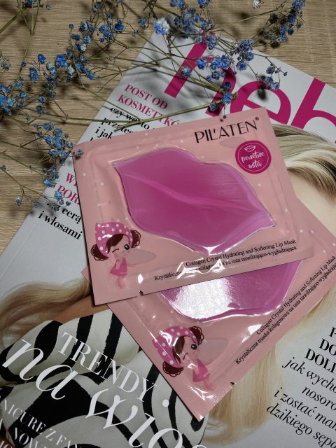 Pilaten Maseczka na usta, Kolagenowa, Krystaliczna, Nawilżająco-wygładzająca, Collagen Crystal