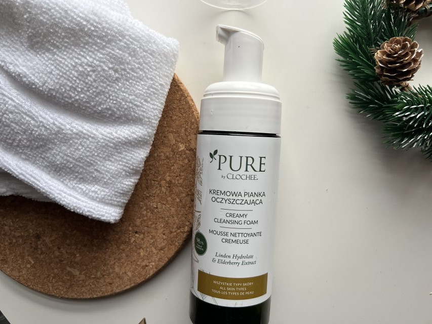  Clochee Pure by Clochee, Pianka do twarzy, Kremowa, Oczyszczająca