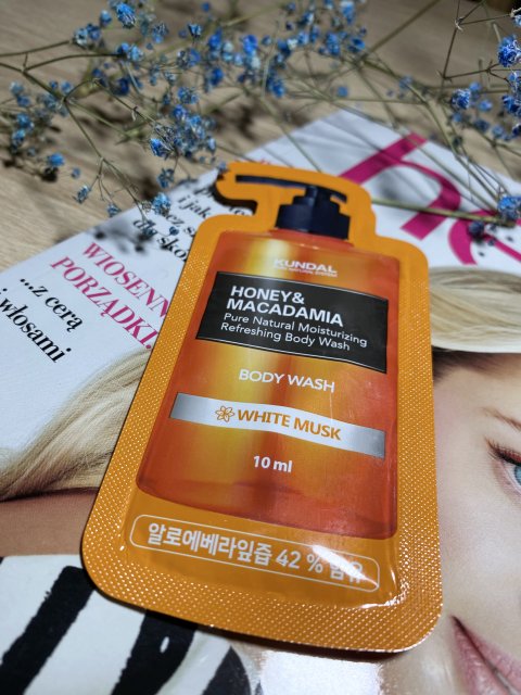 Kundal Honey & Macadamia, Żel pod prysznic, White Musk