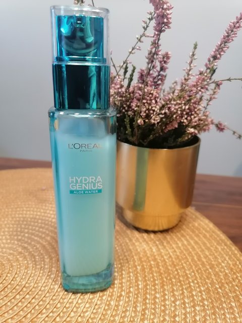 L'Oréal Hydra Genius Aloe Water, Płynna pielęgnacja nawilżająca, Skóra normalna i sucha