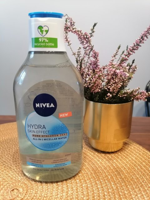 Nivea Hydra Skin Effect, Płyn micelarny do twarzy, Z czystym kwasem hialuronowym, Każdy rodzaj skóry