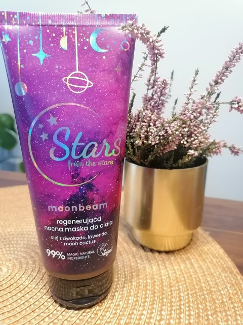 Stars from the stars Maska do ciała, Moonbeam, Regenerująca, Nocna, Olej z awokado, lawenda, moon cactus